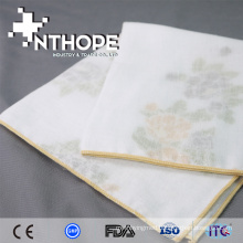 Soft cotton and screen print handkerchief